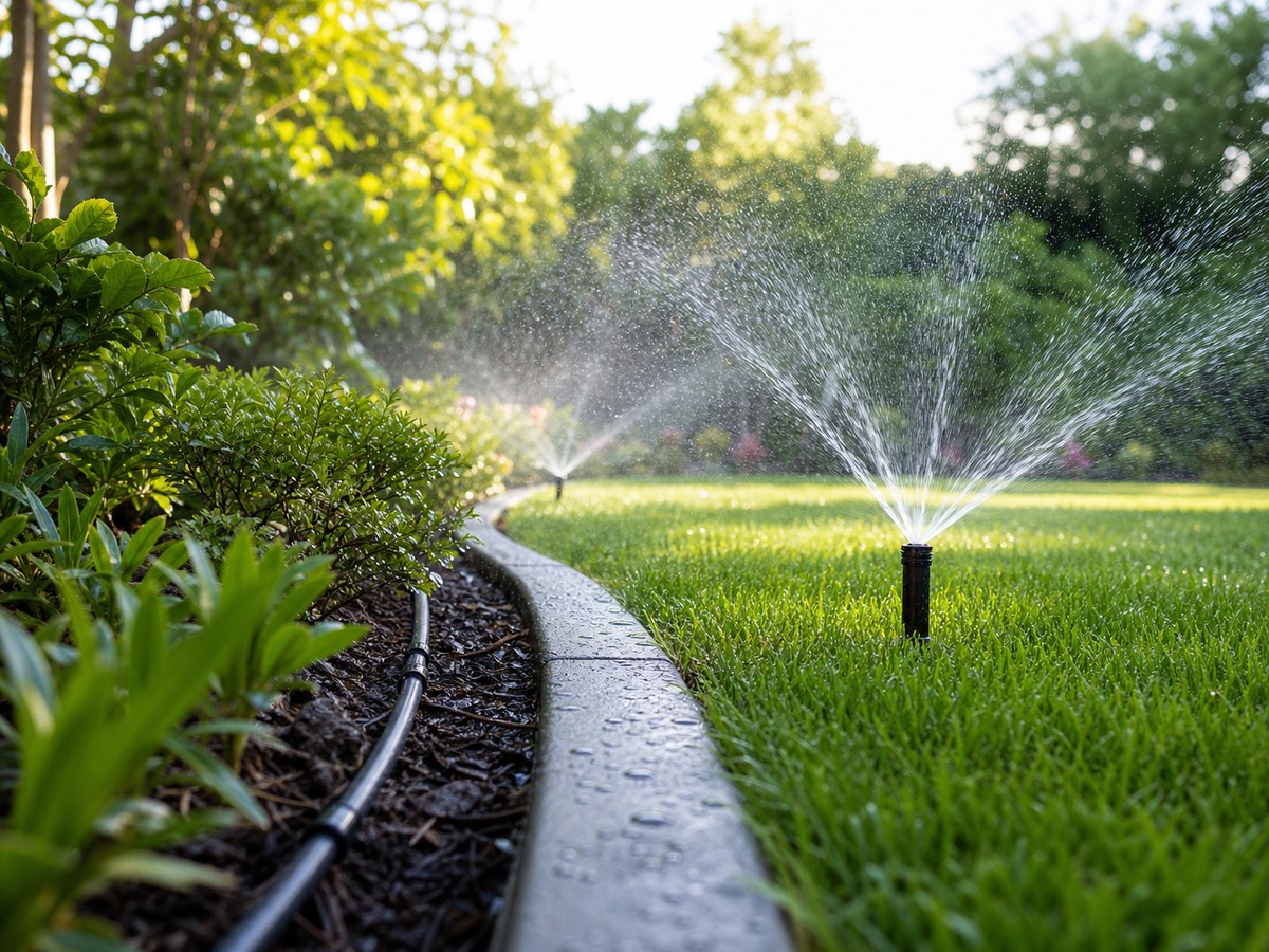 Modern sprinkler and drip irrigation system